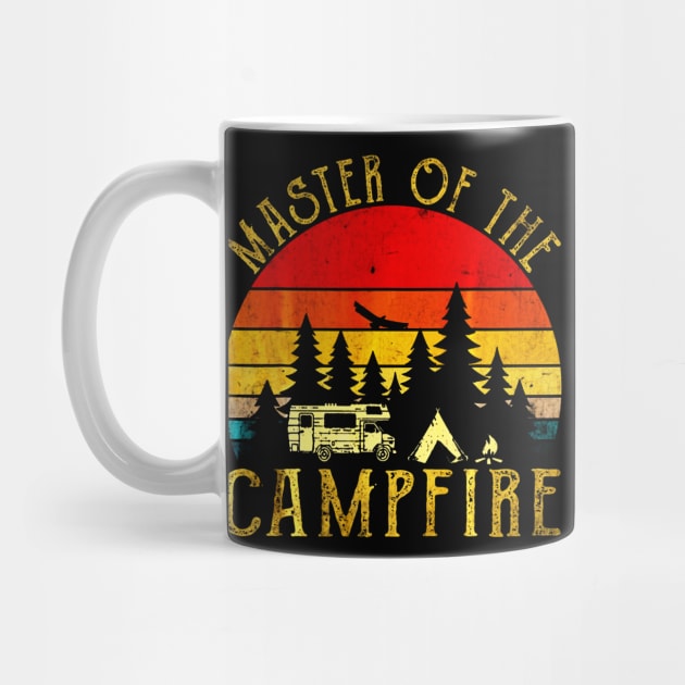 Master Of The Campfire Shirt Camping Lover Outdoors Camp by Jipan